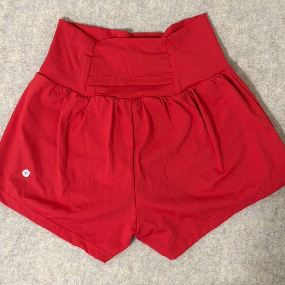 Halara Athletic Skort Shorts Red Built-In Shorts Pocket Activewear S NWT - Picture 9 of 13